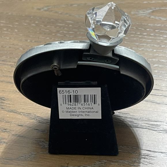 Malden Wedding Ring Picture Frame Silver Tone Tabletop Single Picture Gift‎ Love - Picture 5 of 7